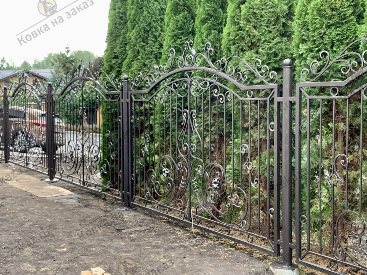 Забор для&nbsp;загородного дома в&nbsp;садоводческом товариществе Горки 2 на&nbsp;Рублёвском шоссе, фото 4