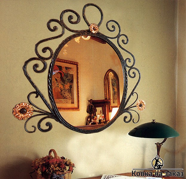 Кованое зеркало, артикул 1388, фото 1