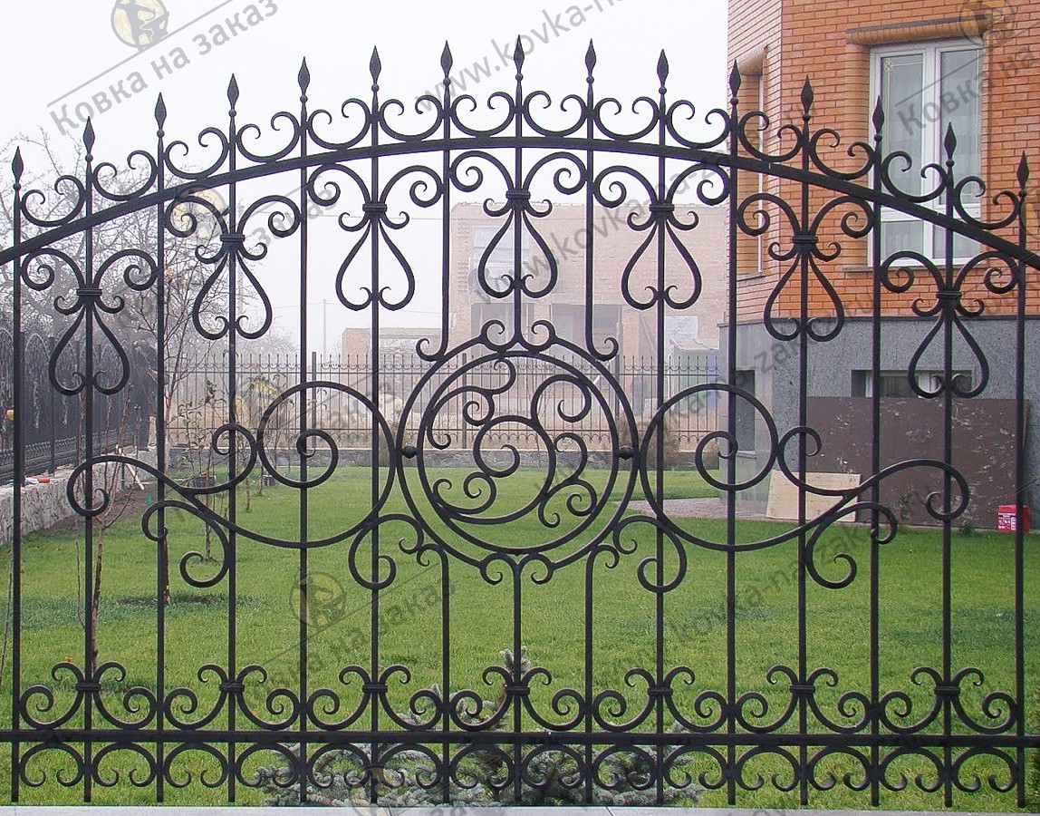 Кованый забор для дома, артикул 1428, фото 1