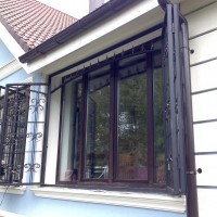 Раздвижные оконные решетки-ставни для&nbsp;дома в&nbsp;КП  &laquo;Григорчиково&raquo;, фото 3