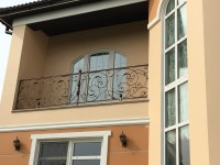 Перила на&nbsp;балкон для&nbsp;дома в&nbsp;Тефаново  (Икша, Дмитровское шоссе), фото 2