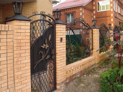 Кованый забор для дома, фото 2