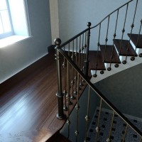 Дизайн-проект кованых перил для&nbsp;лестницы в&nbsp;доме, фото 2