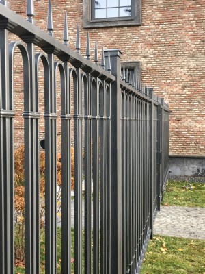 Кованый забор с&nbsp;распашной калиткой для&nbsp;загородного дома, фото 6