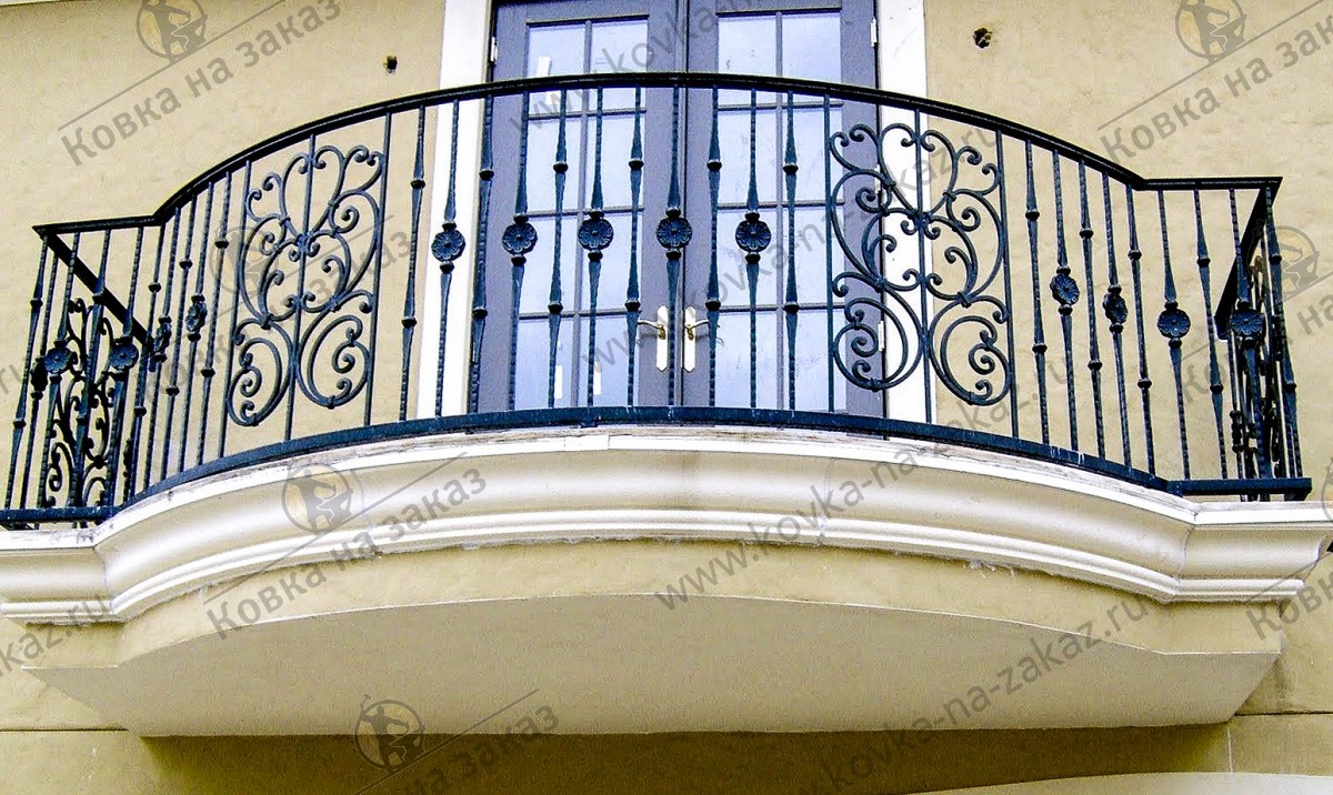 Кованые перила на балкон, артикул 2767, фото 1