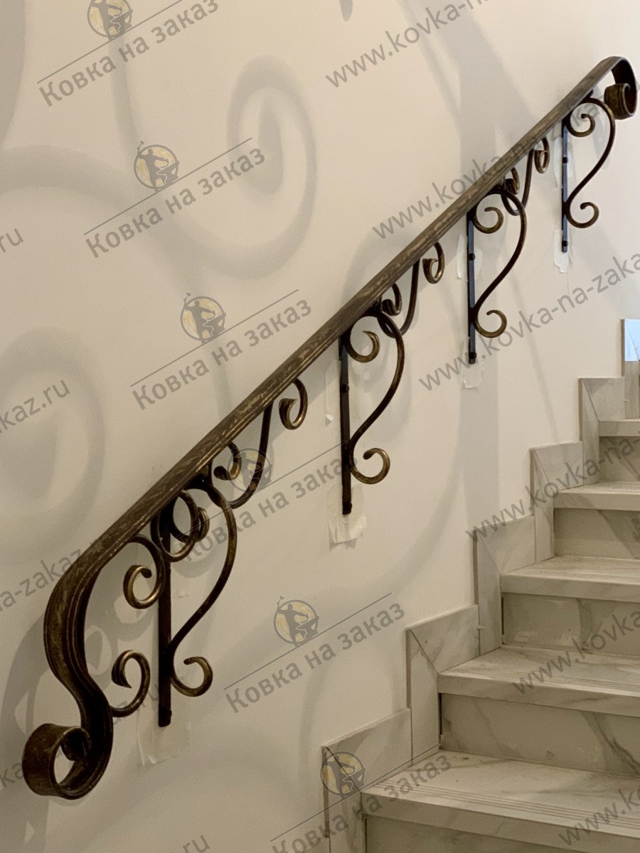 Перила на&nbsp;лестницу для&nbsp;загородного дома в&nbsp;Пушкино, фото 4