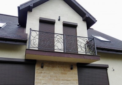 Комплект кованых французских балкончиков для&nbsp;дома в&nbsp;КП&nbsp;Бурцево, фото 4