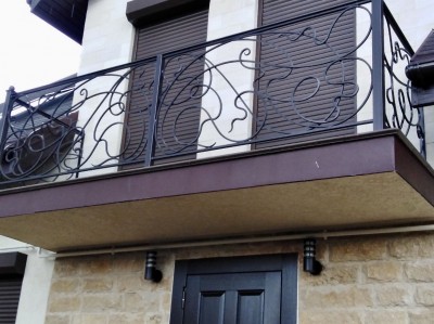 Комплект кованых французских балкончиков для&nbsp;дома в&nbsp;КП&nbsp;Бурцево, фото 2