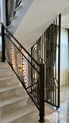 Перила на&nbsp;лестницу для&nbsp;загородного дома в&nbsp;Говорово по&nbsp;индивидуальному дизайн-проекту, фото 7