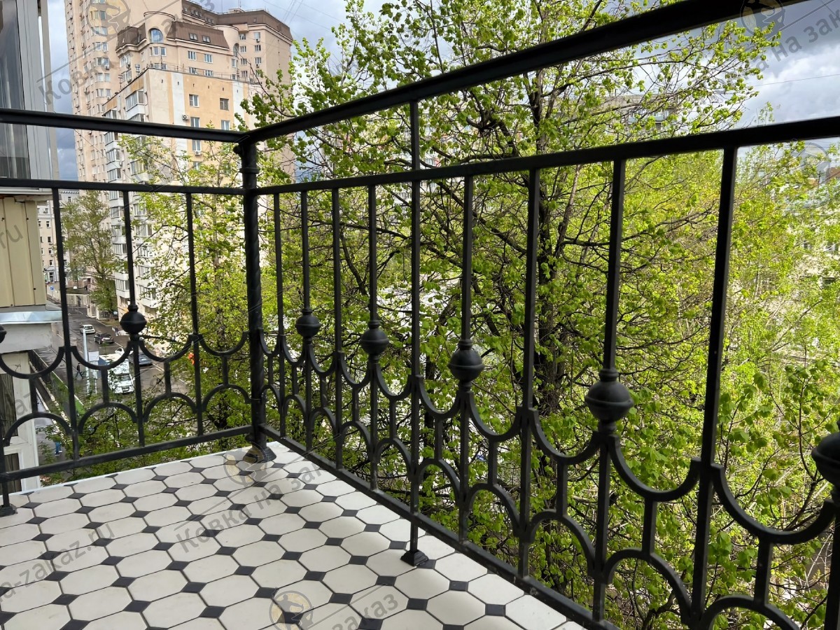 Ограждение балкона для&nbsp;квартиры в&nbsp;1-ом Коптельском переулке в&nbsp;Мещанском районе Москвы, фото 1