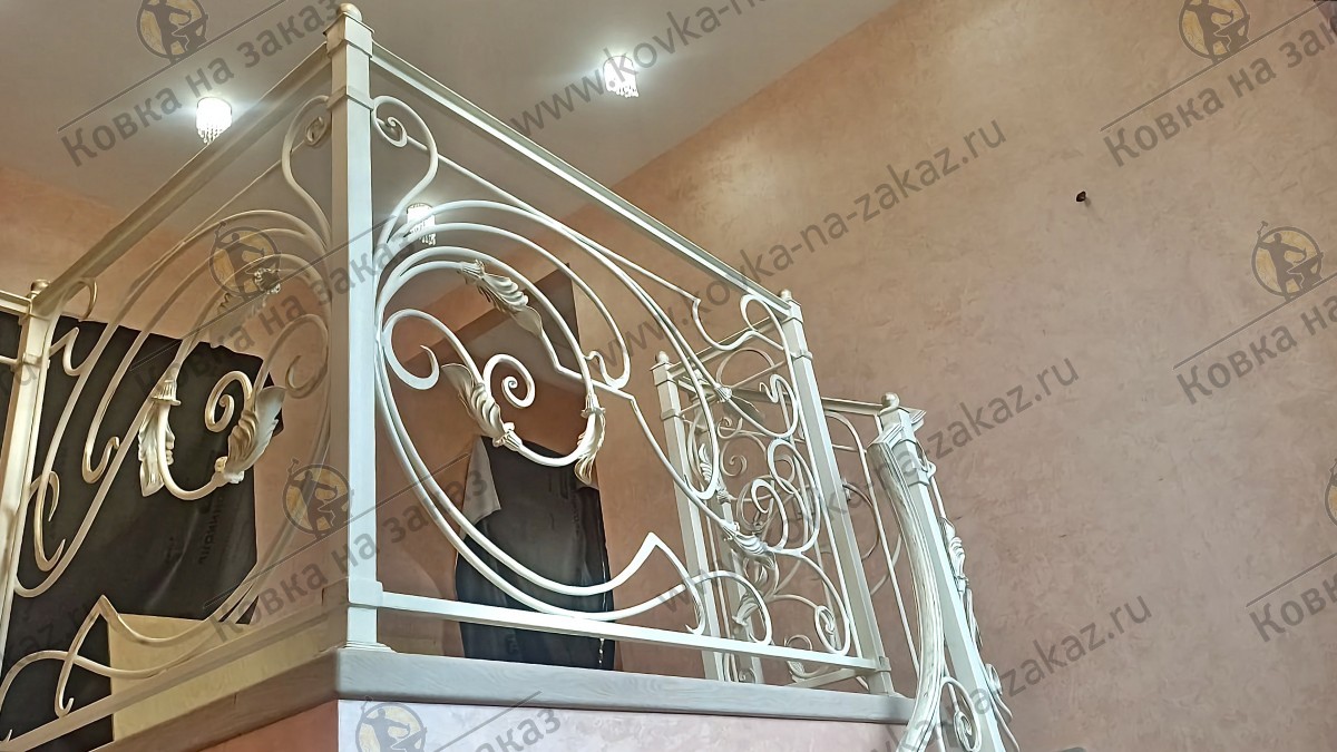 Перила для&nbsp;лестницы загородного дома в&nbsp;Спасске Рязанской области, фото 8