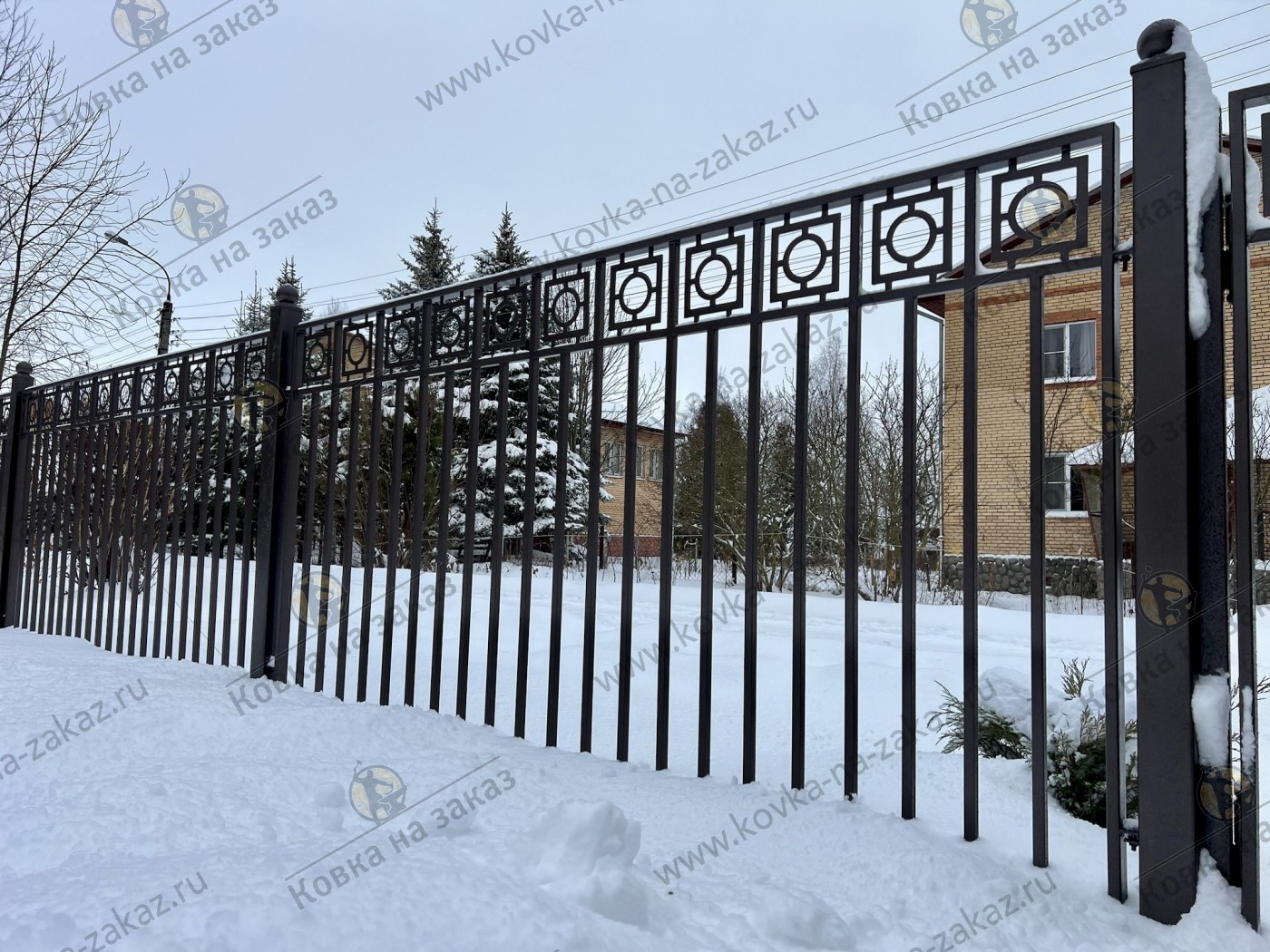 Забор для&nbsp;дома в&nbsp;деревне Турейка Наро-Фоминского городского округа в&nbsp;Московской области