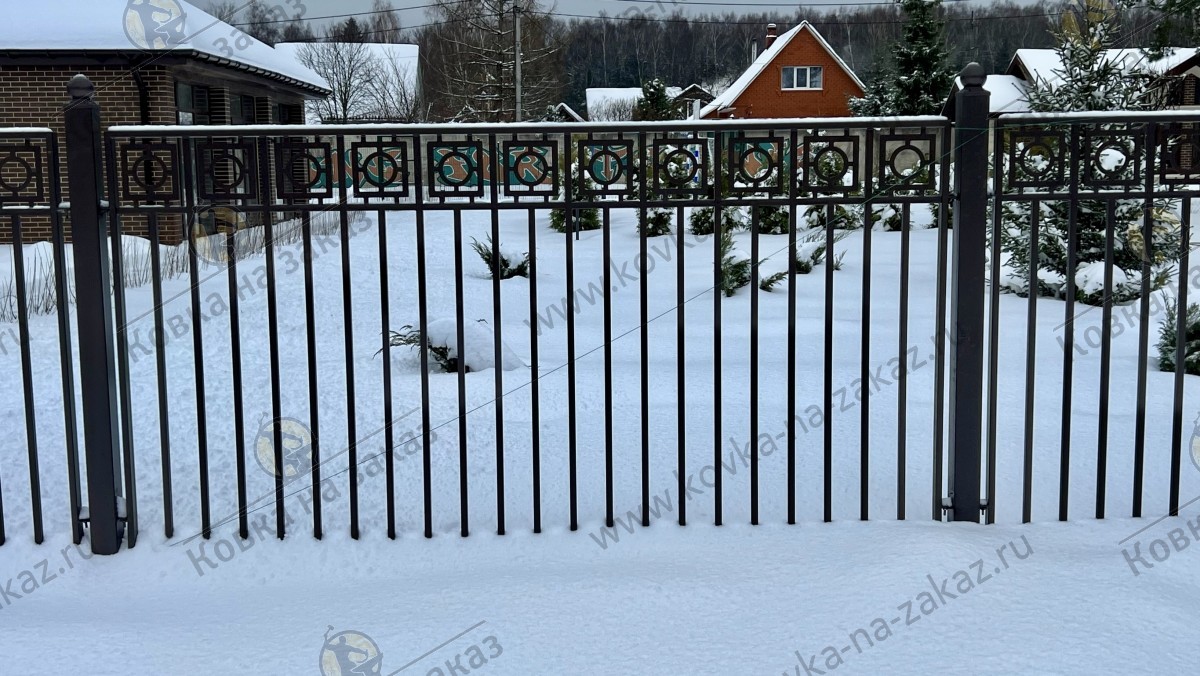 Забор для&nbsp;дома в&nbsp;деревне Турейка Наро-Фоминского городского округа в&nbsp;Московской области, фото 2