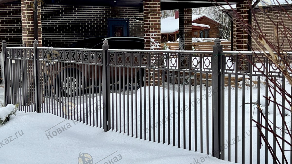 Забор для&nbsp;дома в&nbsp;деревне Турейка Наро-Фоминского городского округа в&nbsp;Московской области, фото 3
