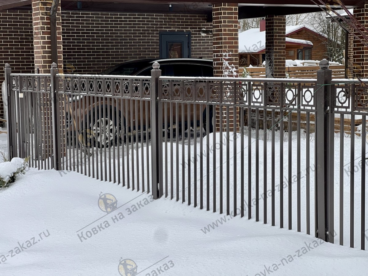 Забор для&nbsp;дома в&nbsp;деревне Турейка Наро-Фоминского городского округа в&nbsp;Московской области, фото 5