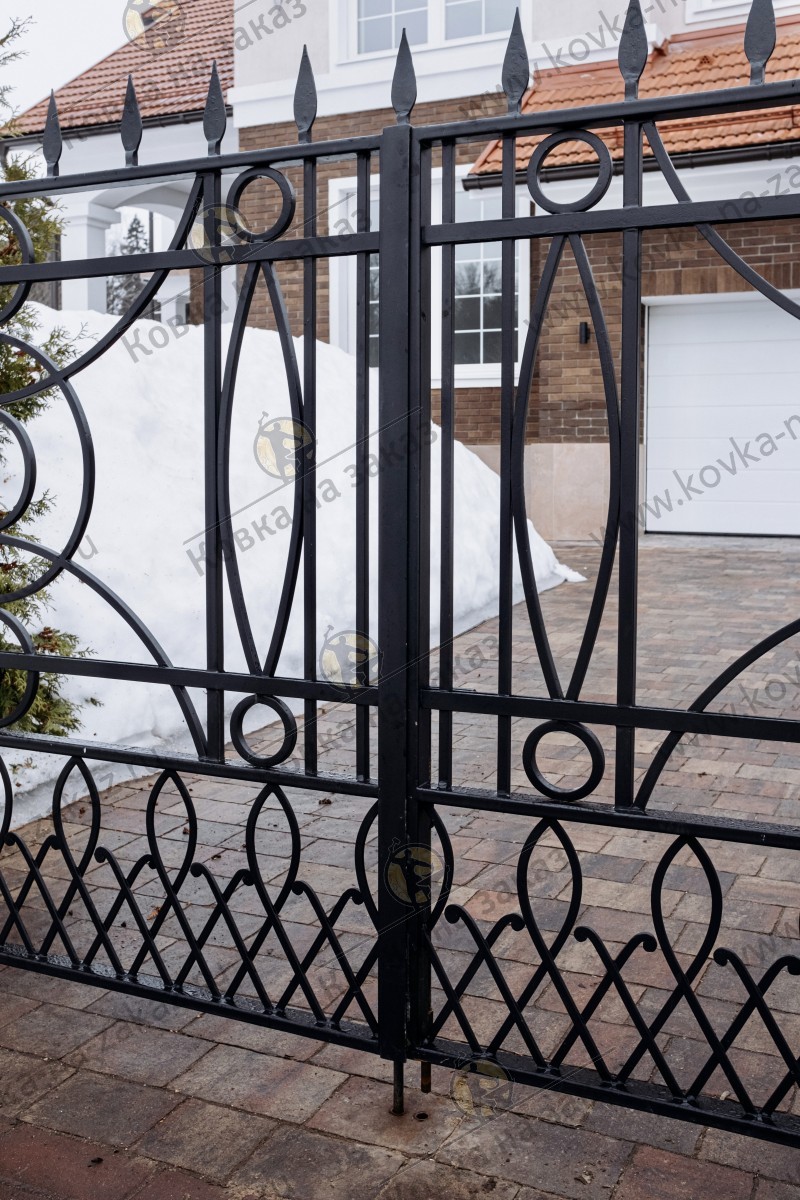 Распашные ворота для&nbsp;загородного дома в&nbsp;Супонево Одинцовского городского округа Московской области, фото 2